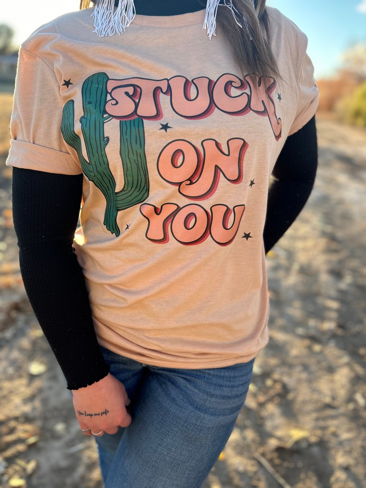 Stuck on You Tee