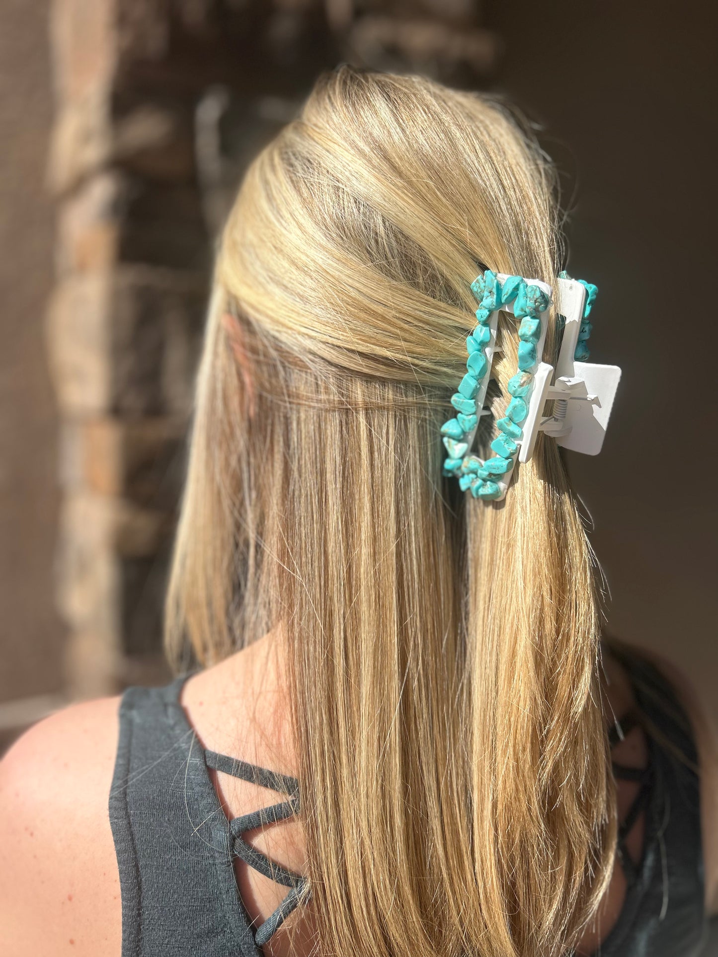 Turquoise Hair Clip