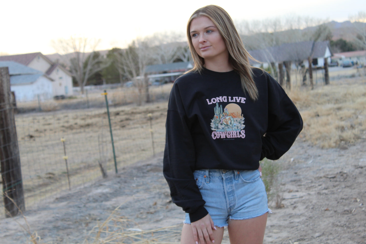 Long Live Cowgirls Crewneck